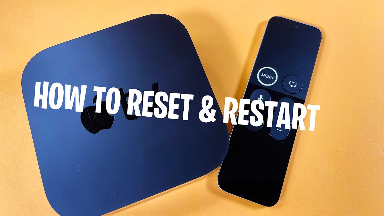 Apple Tv Reset To Factory How to restart TV 4k - YouTube
