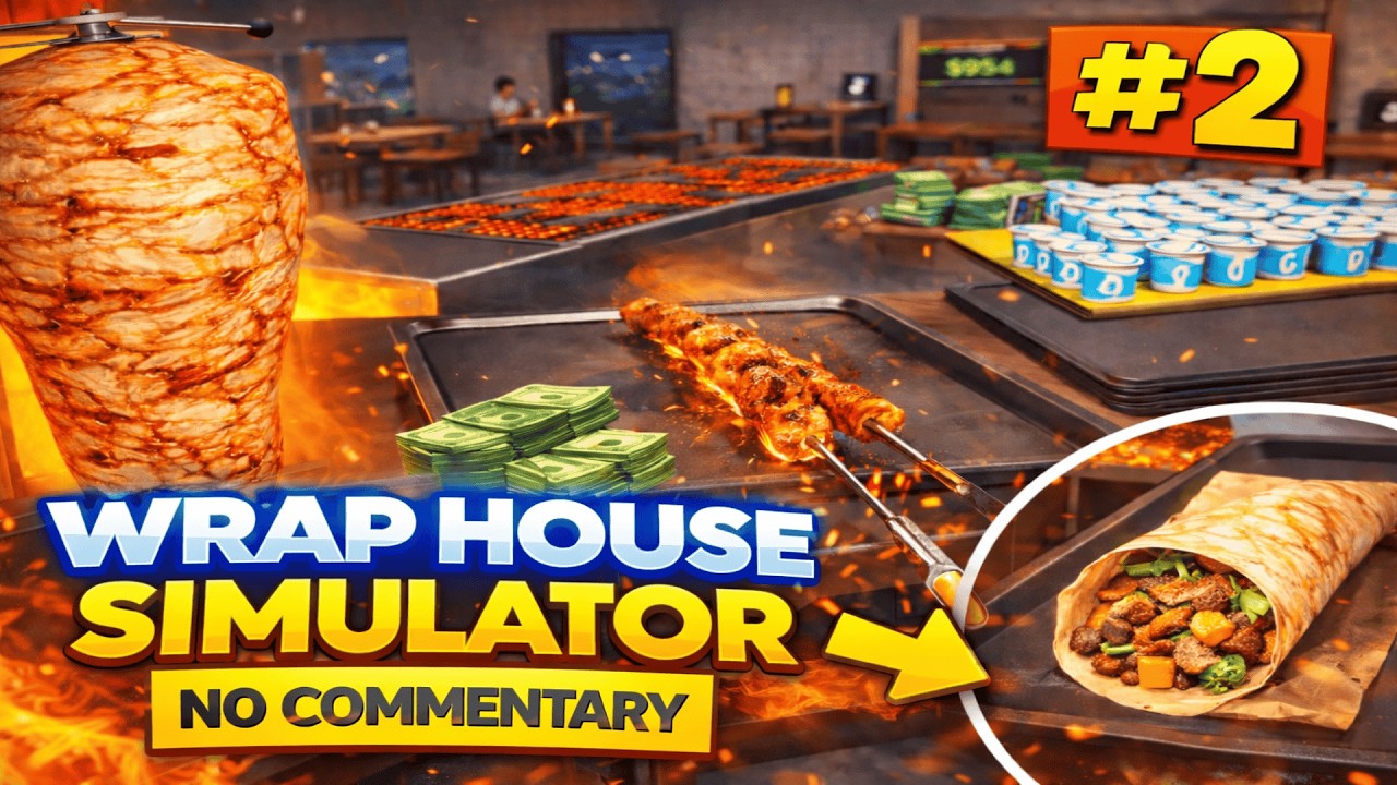 Upgrading My Wrap Restaurant! 🌯🔥 | Wrap House Simulator part-2