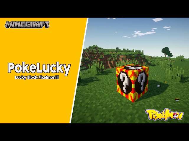 Pixelmon Lucky Block Mod 1.12.2, 1.11.2 for Minecraft - , Minecraft Mod, Minecraft Map