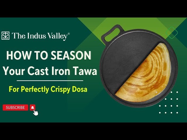 How to Season Cast Iron Pan for (DOSA)  TIPS & TRICKS to [Maintain Cast  Iron Pan] 