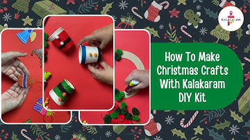 Make your Own Christmas Crafts With Kalakaram DIY Kit I Beginner Level I Step-By-Step Tutorial