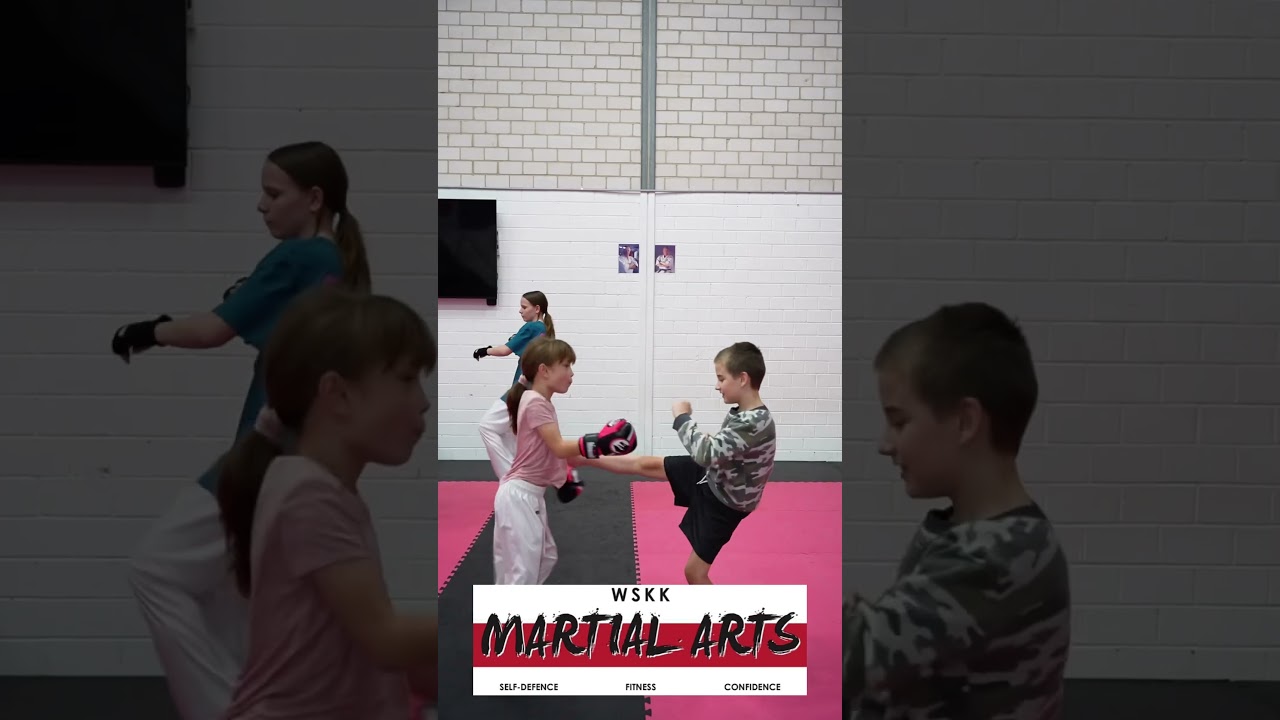 Our Kickboxing Class Having Fun 