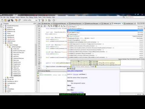 Chraiti Hachem :Formation sur JAVA SWING: 23 ActionListener avec TextField