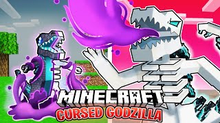 I Survived 100 DAYS as CURSED GODZILLA in HARDCORE Minecraft!