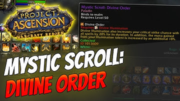 How to get Mystic Enchant: Divine Order | Paladin [Warcraft Reborn | Ascension Bronzebeard]