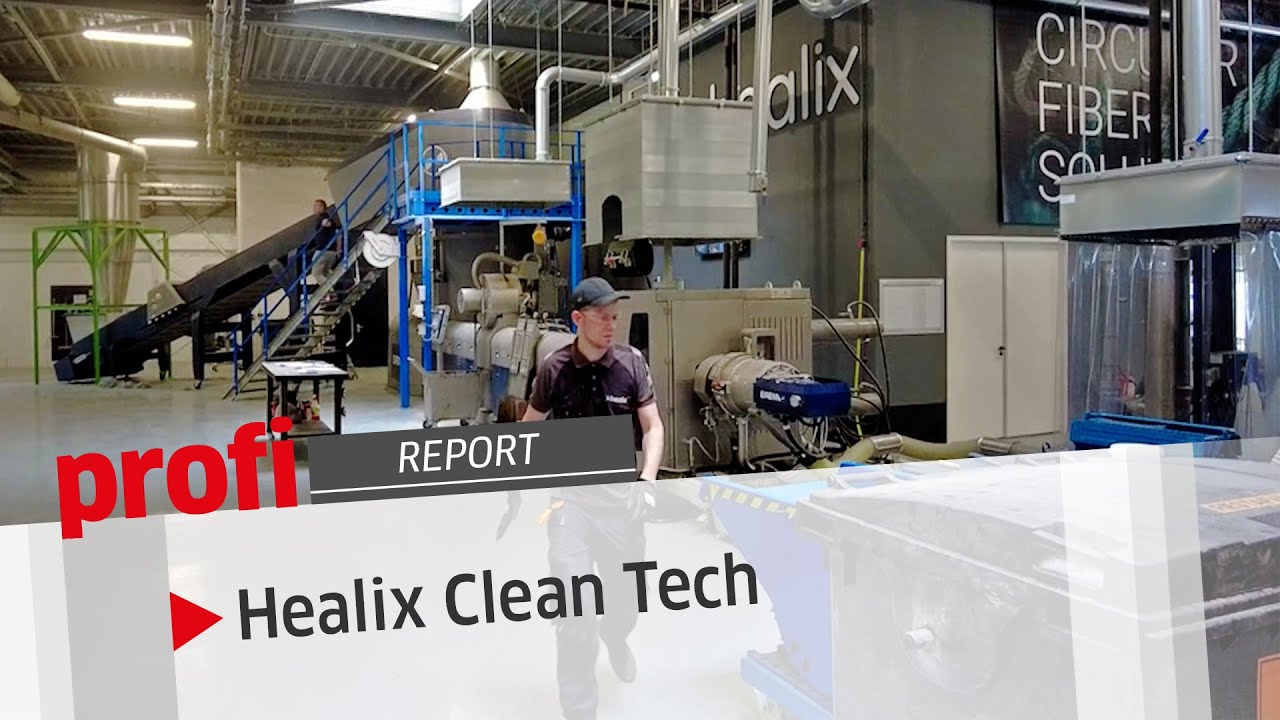 Healix Clean Tech: Recycling für Bindegarne | profi #Report - YouTube