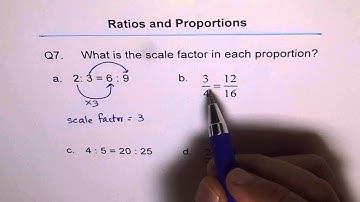 Find Scale Factor in Proportions Q7