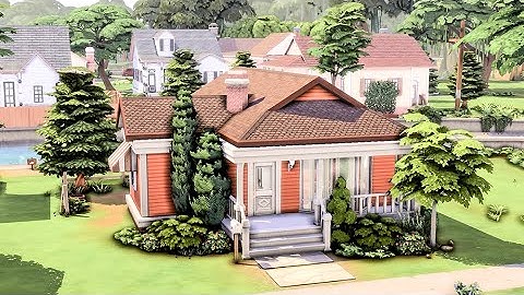 Foundry Cove Starter House 🏠 | Simple Save File | The Sims 4 Speed Build (No CC)
