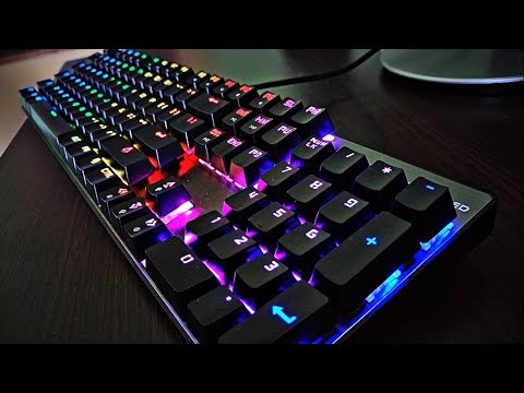 ბიუჯეტური მექანიკური კლავიატურის Motospeed ck104- ის მიმოხილვა