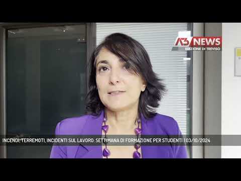 INCENDI, TERREMOTI, INCIDENTI SUL LAVORO: SETTIMANA DI FORMAZIONE PER STUDENTI | 03/10/2024