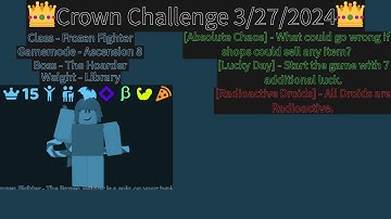Crown Challenge 3/27/2024 - Randomly Generated Droids