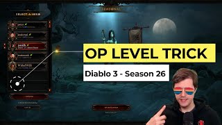 Diablo 3: OP LEVEL TRICK für Season 26