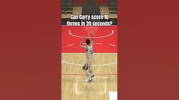 Can Steph Curry Hit 10 Threes in 20 Seconds?