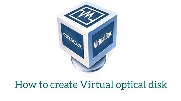 Create Virtual optical disk in Oracle virtual box