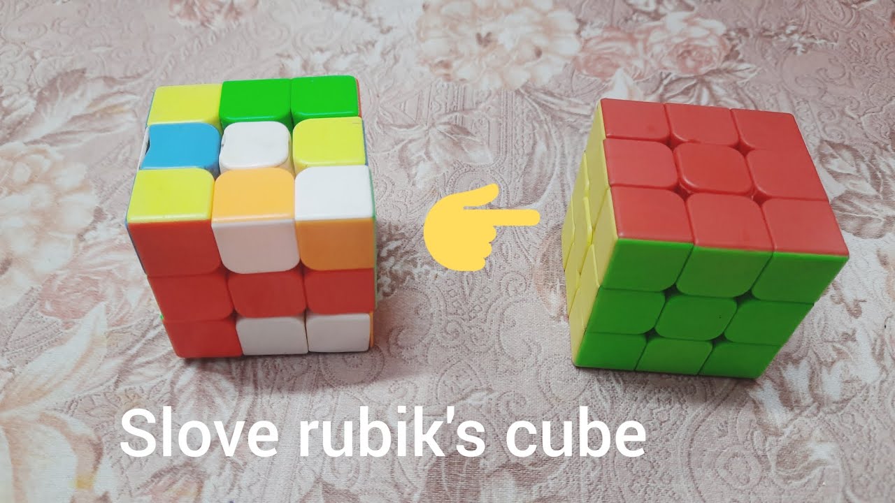 How to solve rubik's cube In Begginers Method #rubikscube - YouTube