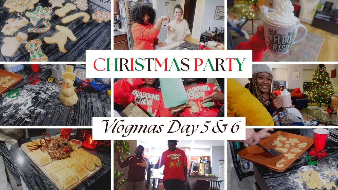 Christmas Party Vlog | Vlogmas Day 5 & 6 - YouTube