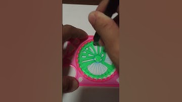 Satisfying and relaxing Spirograph design video ASMR #shorts #spirograph #asmr #satisfying #relaxing