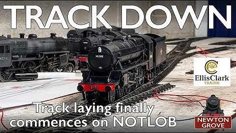 NOTLOB Ep3: Track Laying Commences #modelrailway #railway #ogauge