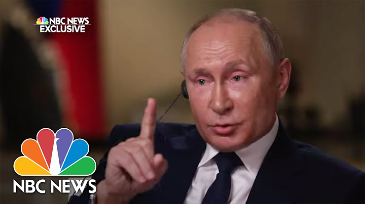 Exclusive: Full Interview With Russian President Vladimir Putin