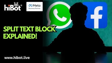 How To Use Split Text Block? | HiBot Tutorial