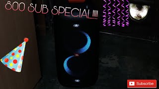 800 SUB SPECIAL | JBL PARTYBOX 100 POWERFUL BASS TEST!!! | 🤩🥳🎉🎊