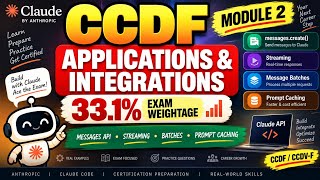 CCDF Module 2: Applications & Integrations Messages API, Streaming, Batches & Prompt Caching | 33.1%