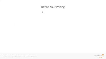 SolarWinds MSP Good to Great Webinar Series   Habit Two Simple, Structured Service Offerings