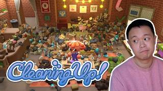100% FIRST LOOK at Cleaning Up! This game is so satisfying 🫧🧺 screenshot 3