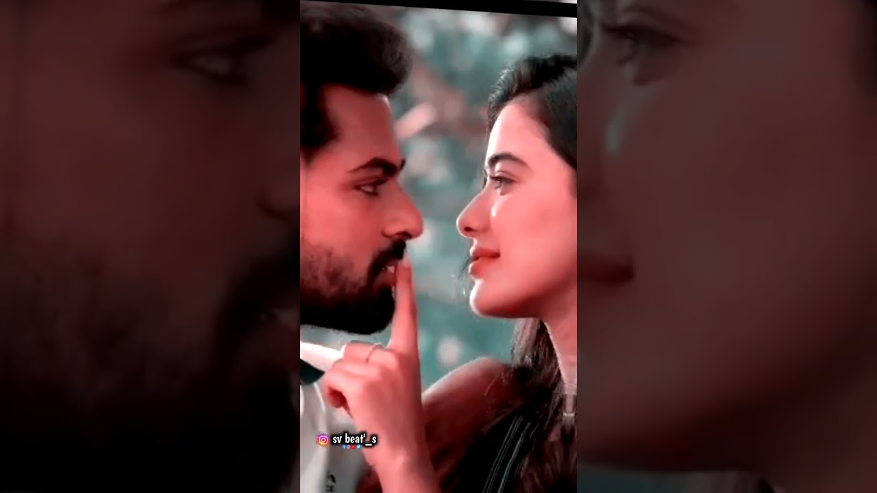 butterfly kiss😘😘 Ranga Ranga vaibhavanga kiss scene