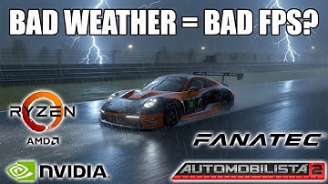 Does BAD WEATHER in AUTOMOBILISTA 2 = BAD FPS? We test and FIND OUT! RTX 4080, RYZEN 7700X, AMS2, 4K