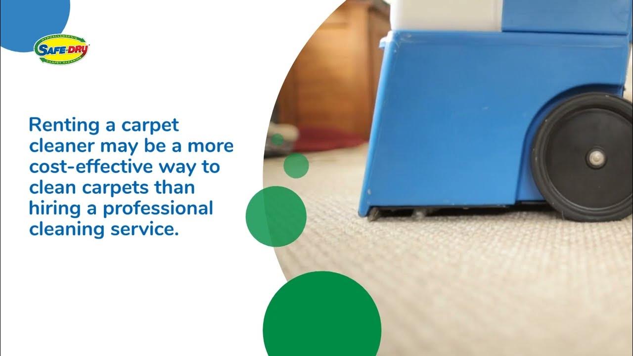 Renting A Carpet Cleaner vs Professional Cleaning YouTube