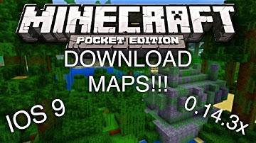 How to download Minecraft maps (0.14.3) onto iOS (9 or below) without a computer.