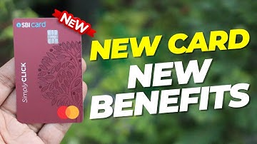 New SBI SimplyClick Credit Card Arrived | New Benefits Added