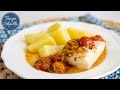 Вкусная Рыбка в Пикантном Соусе из Помидор, Базилика, Чеснока | Cod in Tomato Basil Sauce