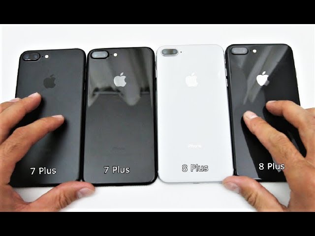 Unboxing iPhone 8 Plus Space Gray vs. iPhone 7 Plus Black and Jet Black  (S1-E3)
