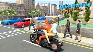 Super Hero Bike Taxi Simulator : Bike Driving Games-Moto bike rideing games screenshot 2