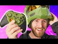 I WORE Master Chief's Helmet! - Xbox Elite Series 2 Halo Infinite Limited Edition Controller
