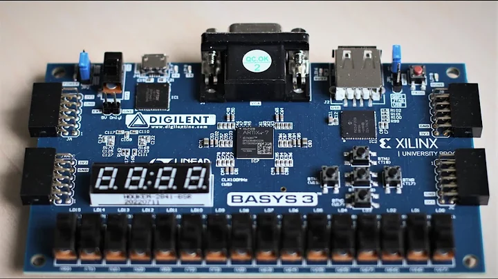 Demo and Box Opening for the Digilent Basys 3 FPGA Development Board