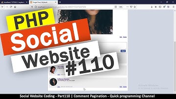 Social Website from scratch - Part 110 - Comments Pagination | OOP PHP with MYSQL Database