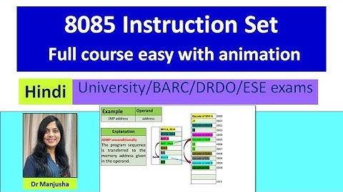 8085 instruction set in hindi