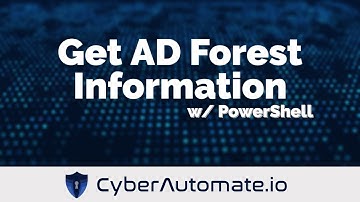 19. Create an HTML report of Active Directory Forest Information with PowerShell
