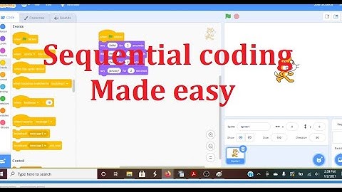 Learn how to code with Scratch for kids - Using sequential coding - STEM Tutorial - 7