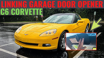 Programming C6 Corvette Garage Door Opener Easy Guide (2005-2013)