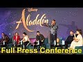 "Aladdin" Press Conference with Will Smith, Alan Menken, Mena Massoud, Guy Ritchie +