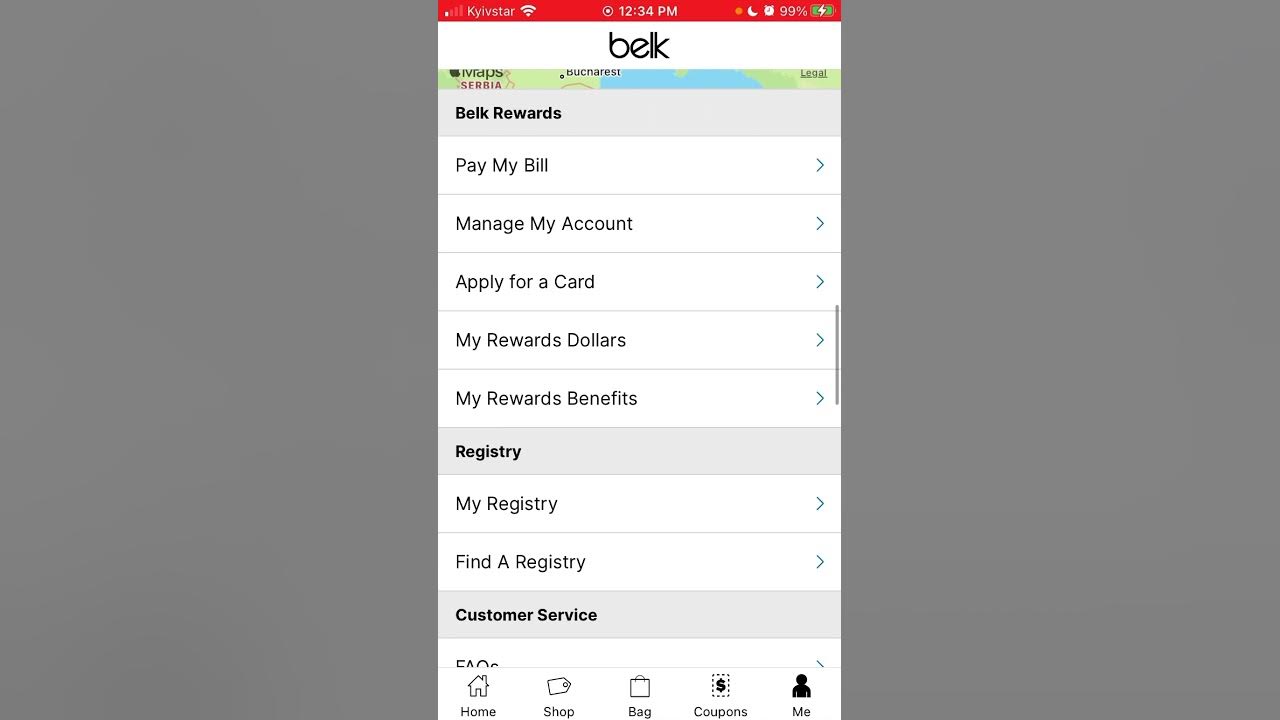 How to delete account in Belk app? YouTube