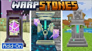 WARPSTONES ADD-ON REVIEW: NEW Minecraft Fast Travel System made complicated! by ECKOSOLDIER 15,625 views 2 weeks ago 12 minutes, 2 seconds