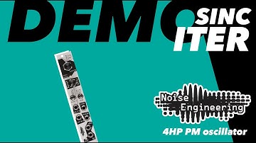 Sinc Iter 4HP oscillator + noise demo and jam from Noise Engineering