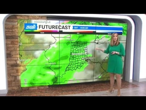 Rain eases and temperatures turning milder - YouTube