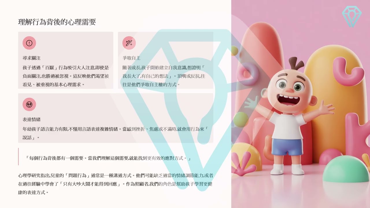 第三集 -Part 1【心語導航】｜小朋友「百厭」= 反叛？其實多數係需要