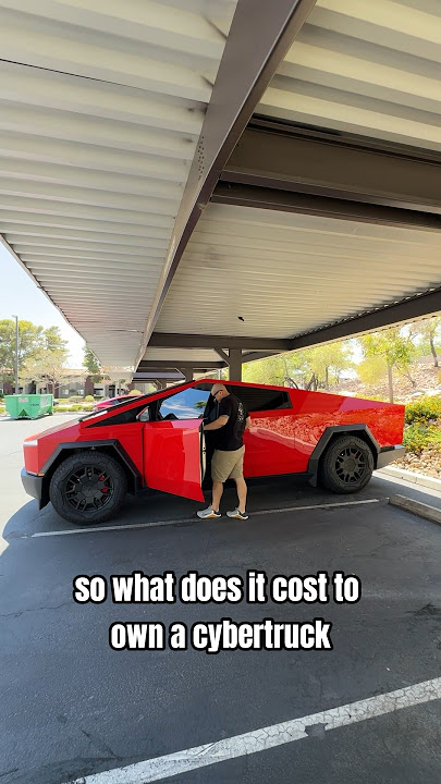 How much does it cost to own a Cybertruck? #tesla #cybertruck #luxurycar